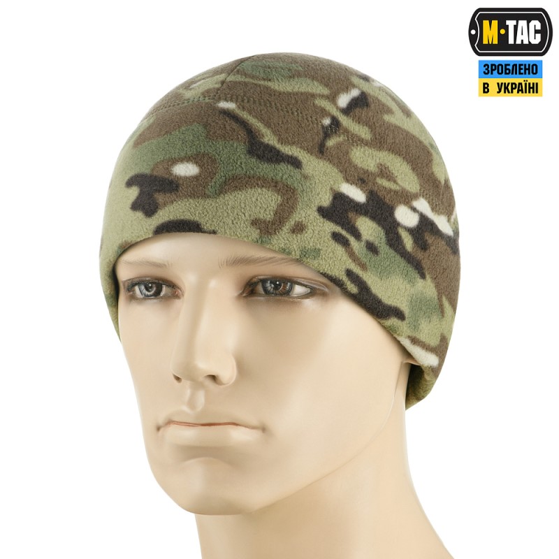 Шапка флісова M-Tac Watch Cap Elite із Slimtex. Мультикам