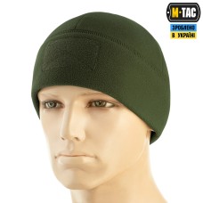 Шапка флісова M-Tac Watch Cap Elite з Velcro. Олива