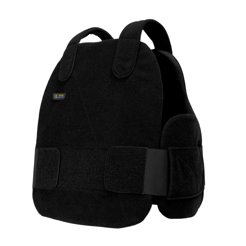 Бронежилет прихованого носіння Global Ballistics 1 класу ДСТУ. Чорний