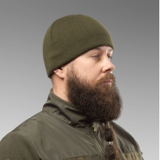 Шапка утеплена на флісі. Олива