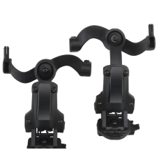 Кріплення адаптер “Чебурашка” для активних навушників на шолом . Чорний