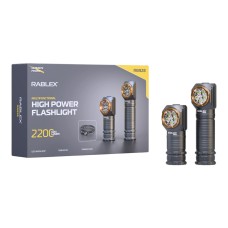 Ліхтар ручний Rablex RB928 з кріпленням на голову (білий+червоний)