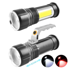 Ліхтар ручний Police S912-XPE+COB (білий+червоний). Чорний