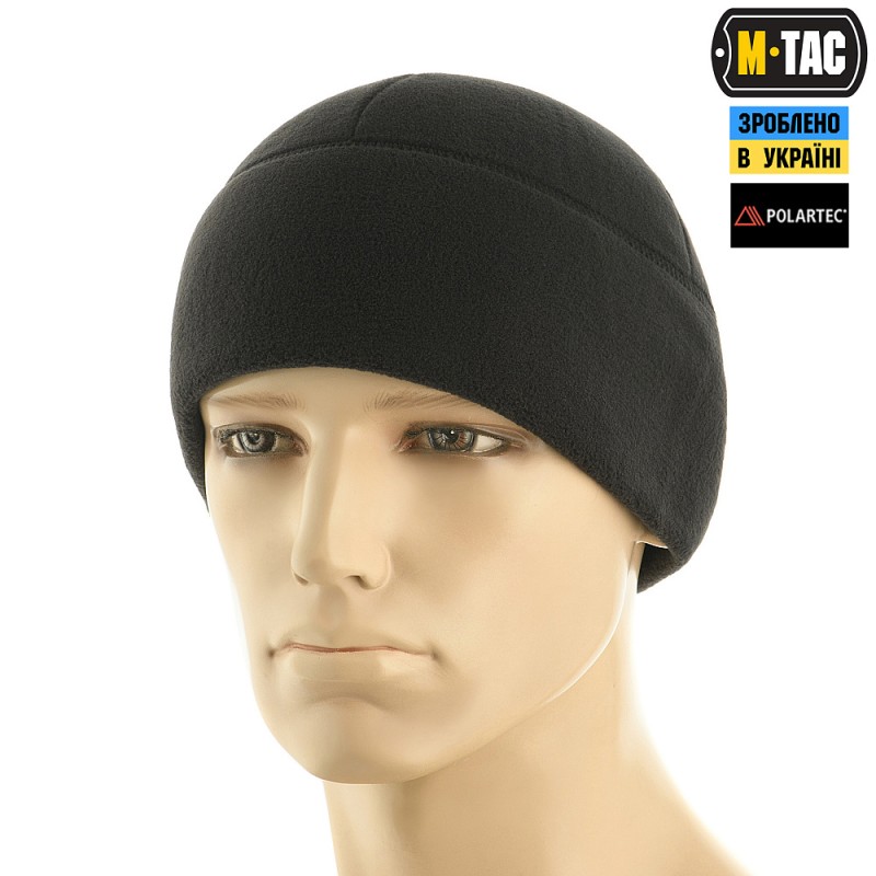 Шапка флісова M-Tac Watch Cap Polartec. Чорний