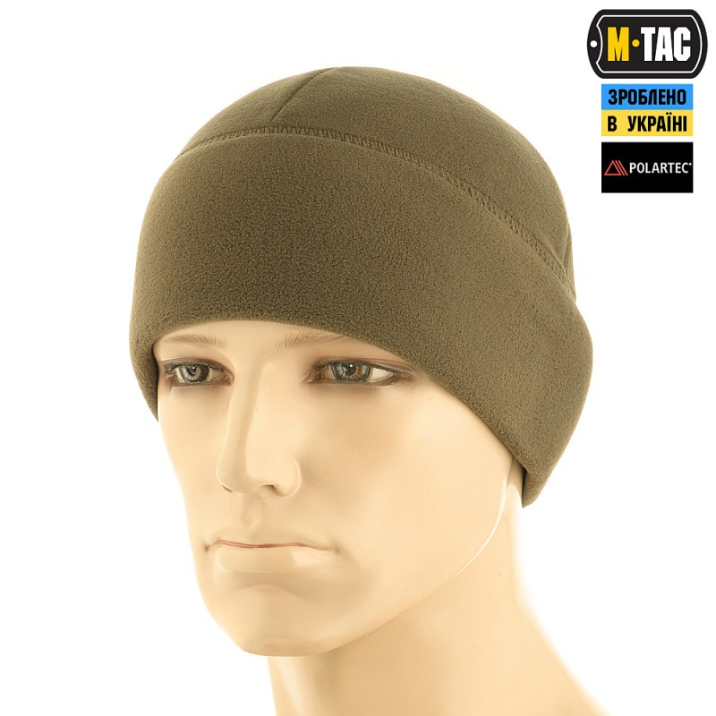 Шапка флісова M-Tac Watch Cap Polartec. Коричневий