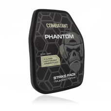 Поліетиленова бронеплита Combatant 3-го класу Ultra-lightweight. Вага 1,25 кг. Розмір 26 на 33 см. Чорна