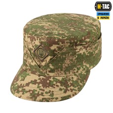 Кепка-мазепинка M-Tac з гербом. Камуфляж НГУ (Хижак)