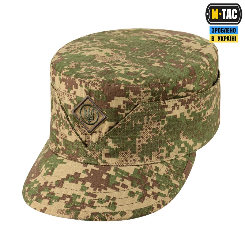 Кепка-мазепинка M-Tac з гербом. Камуфляж НГУ (Хижак)