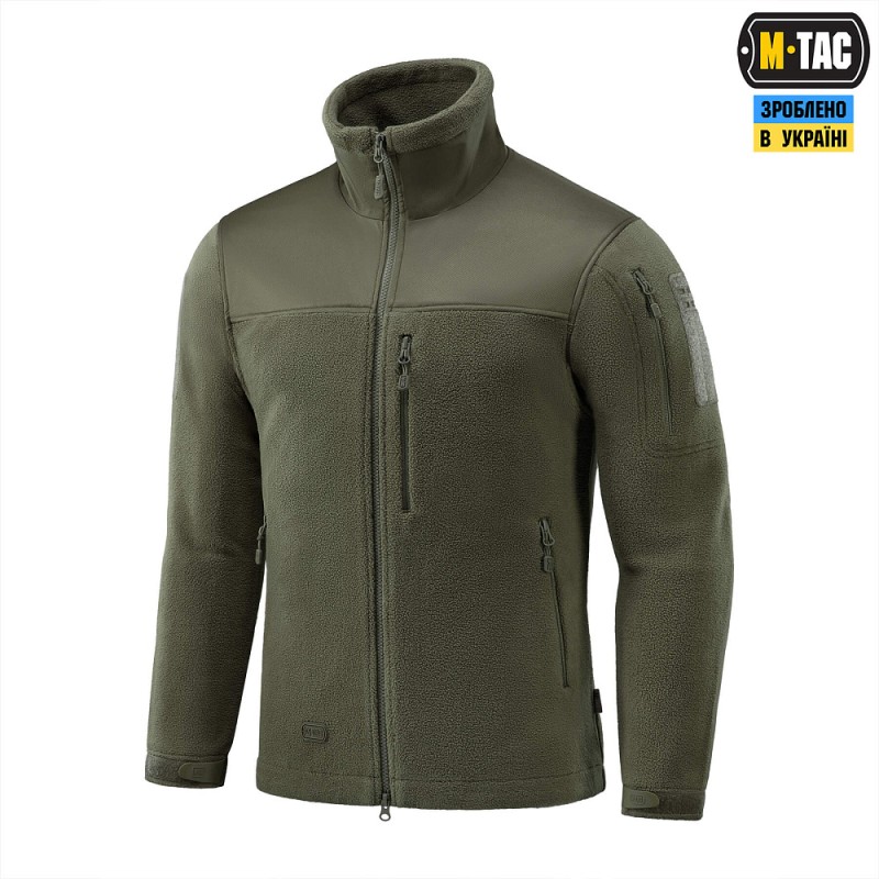 Флісова куртка-кофта M-Tac Alpha Microfleece Gen.II. Олива