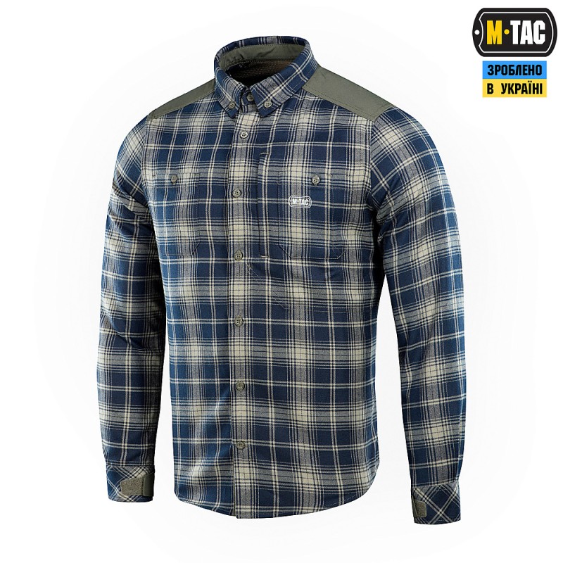 Сорочка в клітинку M-Tac Redneck Shirt. Синій