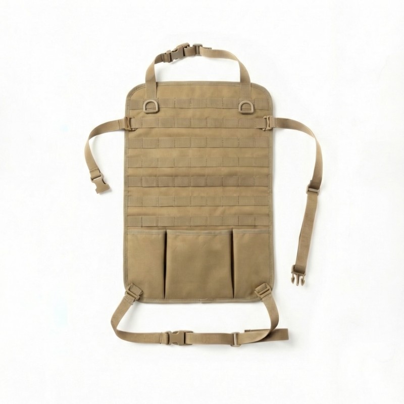Автомобільний тактичний органайзер Molle з балістичним захистом 2 клас SPECPROM. Койот