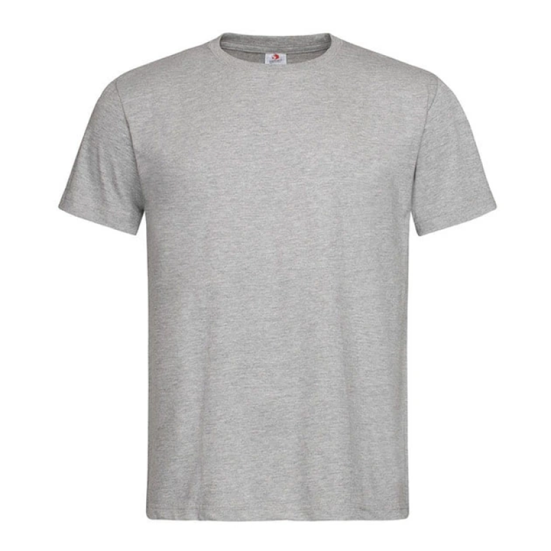 Футболка чоловіча Stedman Classic-T бавовна. Сірий меланж