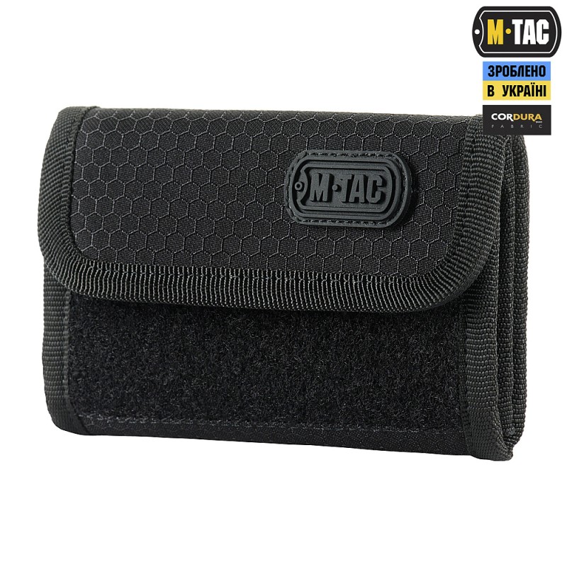 Гаманець з липучкою M-Tac Elite Gen.II Hex. Чорний