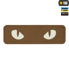Шеврон-нашивка M-Tac Cat Eyes Laser Cut. Койот