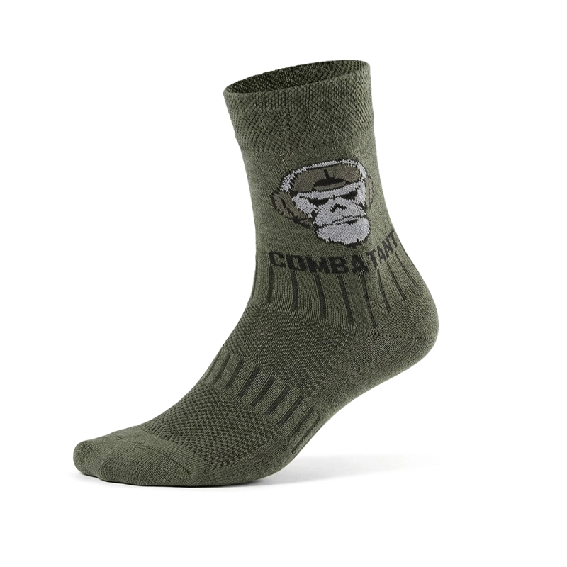 Шкарпетки трекінгові Combatant Patrol Core Mid Summer. Хакі