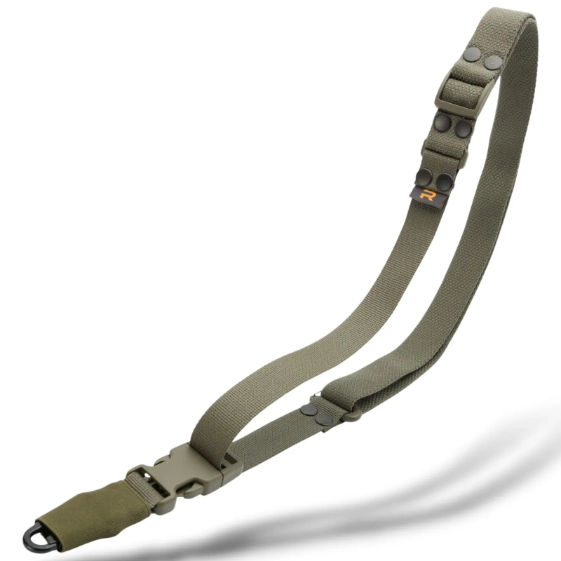 Одноточковий плечовий ремінь RAGNAROK LOKI з кріпленням до плитоноски. Зелений