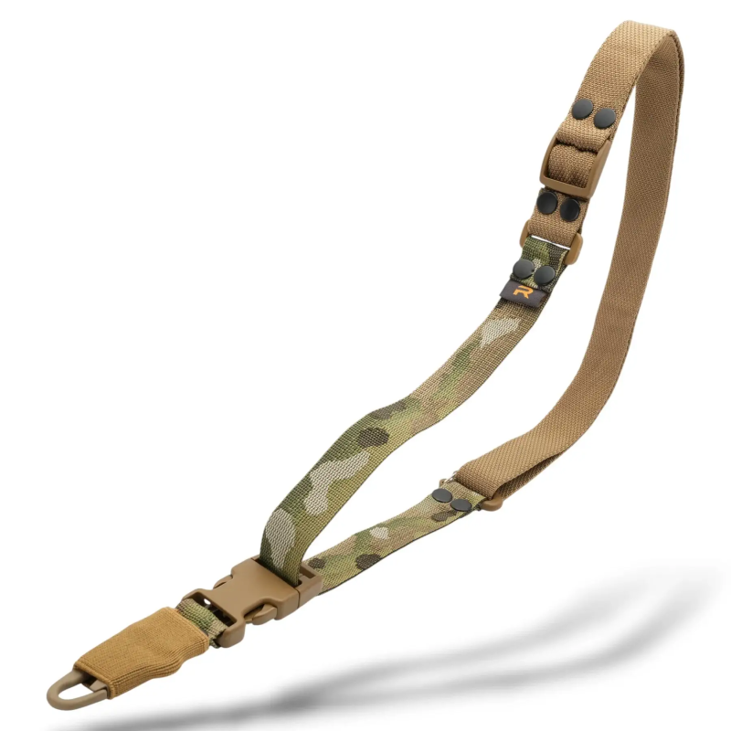 Одноточковий плечовий ремінь RAGNAROK LOKI з кріпленням до плитоноски. Мультикам + Койот