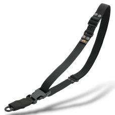 Одноточковий плечовий ремінь RAGNAROK LOKI з кріпленням до плитоноски. Чорний