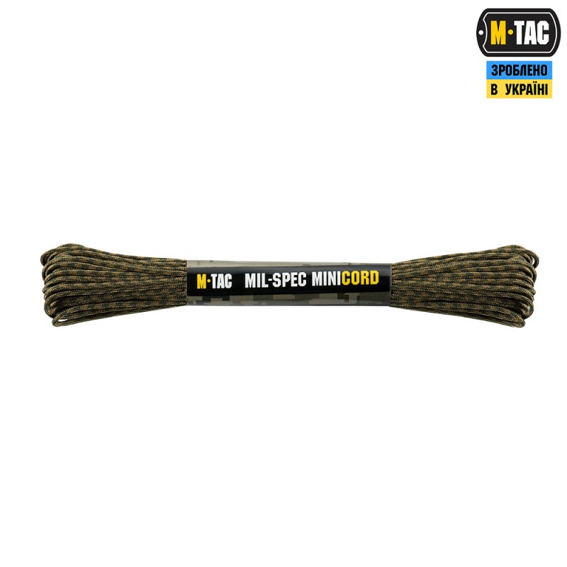 Паракорд M-Tac Minicord Minicord Mil-Spec 15m. Камуфляж
