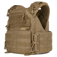 Плитоноска жіноча Warmor gen.3 FL SPECPROM (for Ladies). Без підсумків. Зі швидким боковим та верхнім скиданням (без плит). Койот