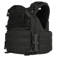 Плитоноска жіноча Warmor gen.3 FL SPECPROM (for Ladies). Без підсумків. Зі швидким боковим та верхнім скиданням (без плит). Чорний