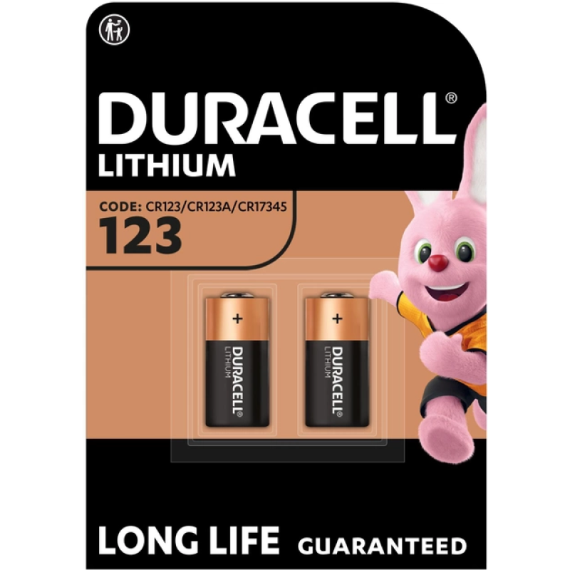 Батарейка Duracell Ultra Lithium CR123A,1 шт
