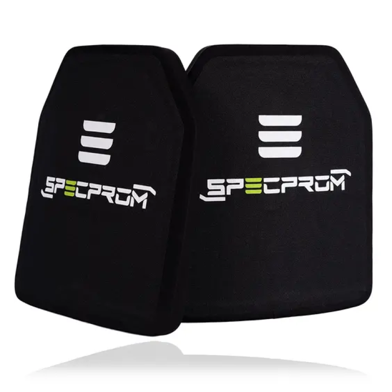 Керамічні бронеплити 6-го класу SPECPROM. Вага 5,6 кг. Розмір 25 на 30 см. Комплект - 2 шт