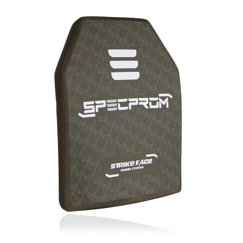 Керамічна бронеплита S-Line 5-го класу SPECPROM. Вага 2.9 кг. Розмір 26 на 33 см.