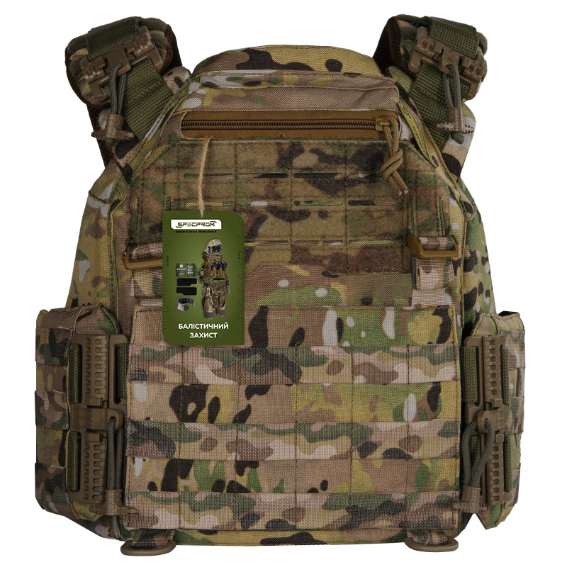 Плитоноска жіноча Warmor gen.3 FL SPECPROM (for Ladies). Без підсумків. Зі швидким боковим та верхнім скиданням (без плит). Мультикам.