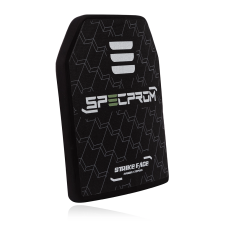 Поліетиленова бронеплита SPECPROM 3-го класу. Вага 1,4 кг. Розмір 25 на 30 см. Чорна.