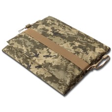 Каремат для сидіння розкладний потрійний. Cordura 500D. Піксель