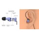 Вушні затички DEFENSE PLUG з барабанною перетинкою 25DB