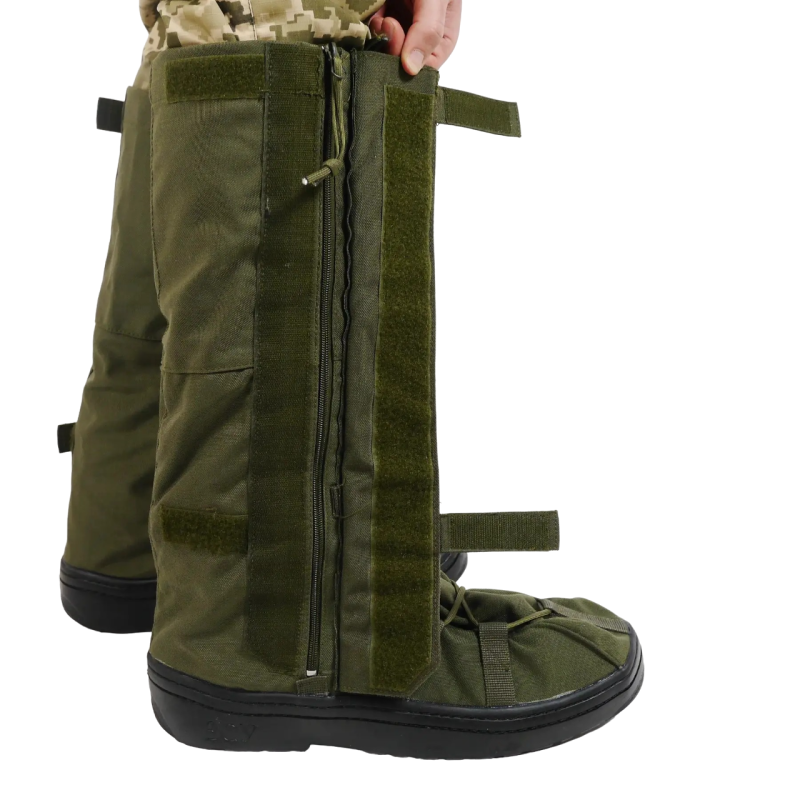 Бахіли тактичні водозахисні на взуття олива M (39-42)