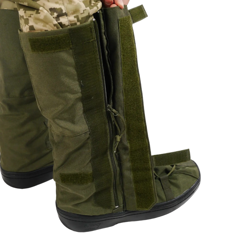 Бахіли тактичні водозахисні на взуття олива M (39-42)