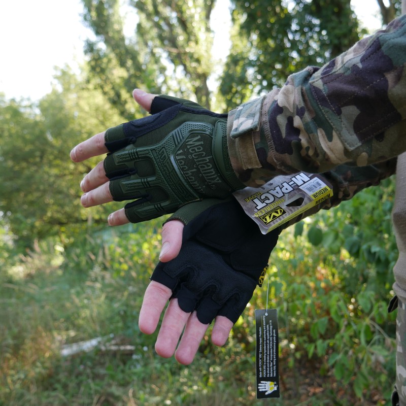 Безпалі рукавиці олива Mechanix MXK-2