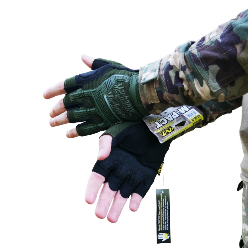 Безпалі рукавиці олива Mechanix MXK-2