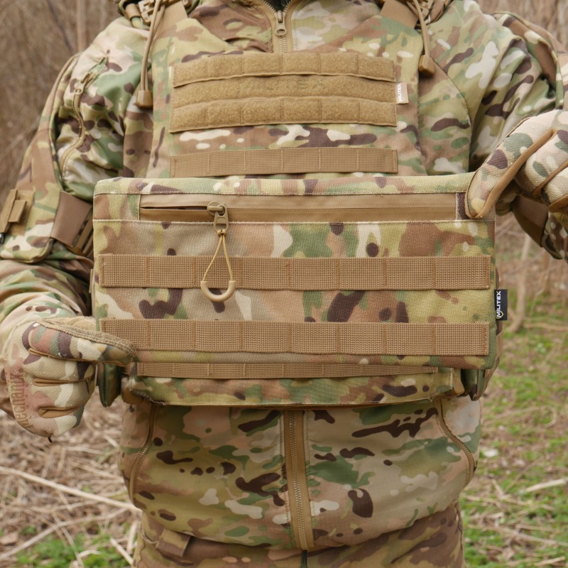 Захист живота (кишківник) Kiborg з балістичним пакетом 1 клас захисту Militex Multicam
