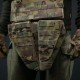 Захист паху (напашник) потрійний Kiborg з балістичним пакетом 1 клас захисту Militex Multicam