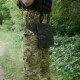 Каремат-сидушка Kiborg 20mm Cordura Black Multicam під броню