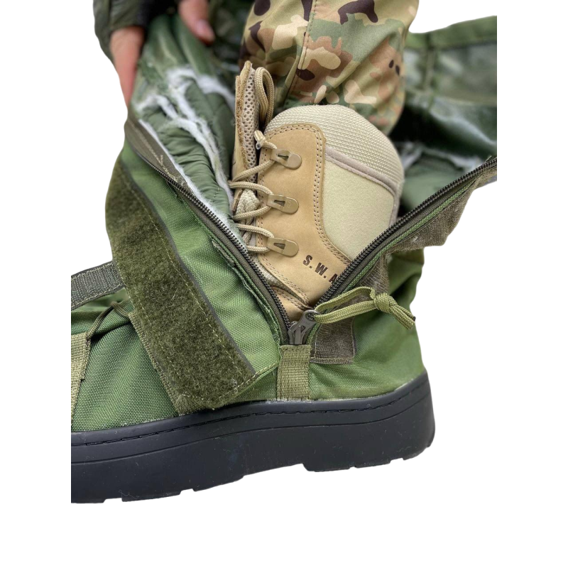 Бахіли водозахисні на взуття OVER BOOT олива
