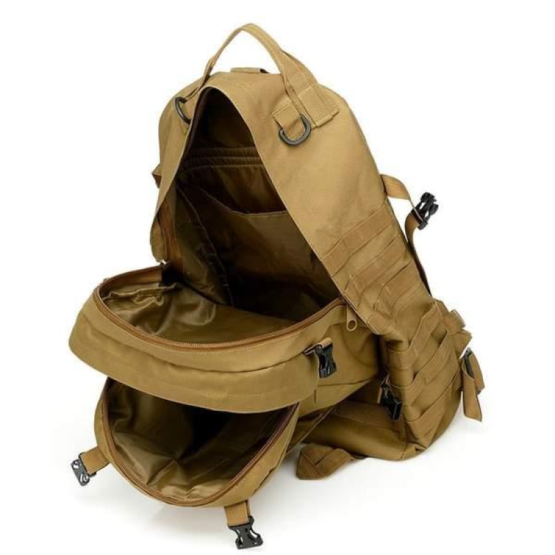 Тактичний рюкзак Molle Assault 55л + (3 органайзери) Койот