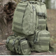 Тактичний рюкзак Molle Assault 55л + (3 органайзери) Олива