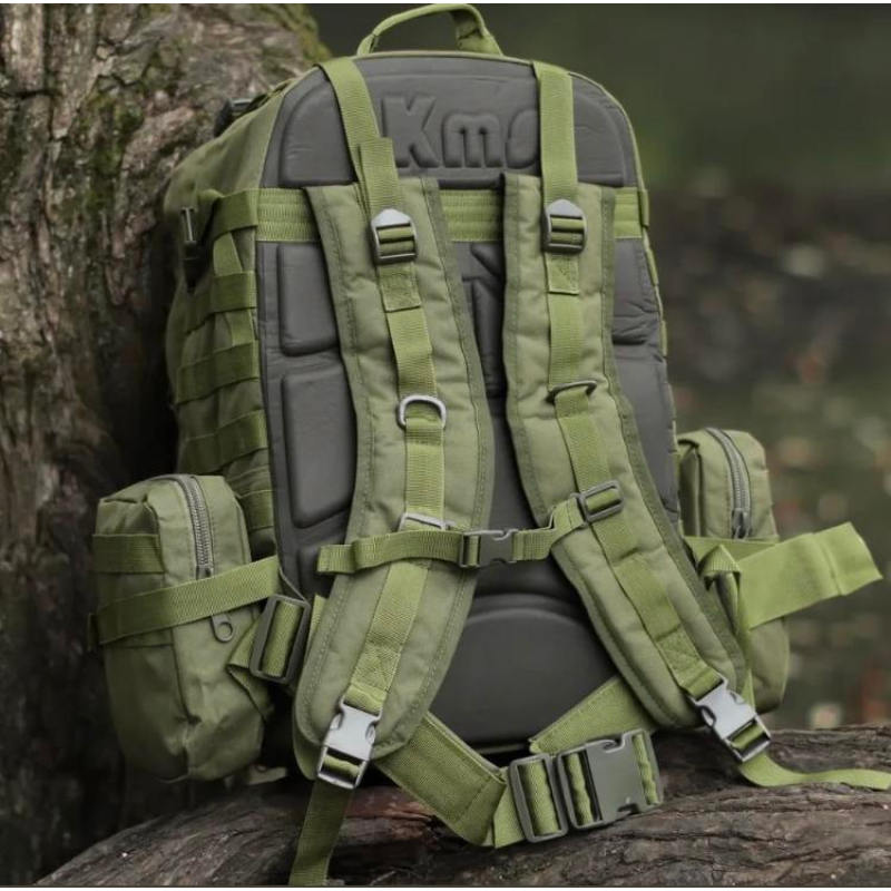 Тактичний рюкзак Molle Assault 55л + (3 органайзери) Олива