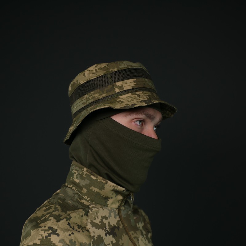 Літня панамка піксель з сіткою Rip-Stop