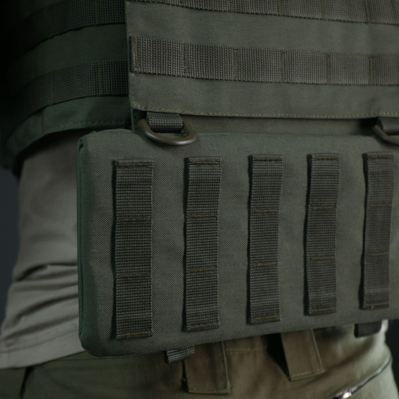 Захист попереку Kiborg GEN.2 + балістичний захист 2 класу Militex (Хакі)