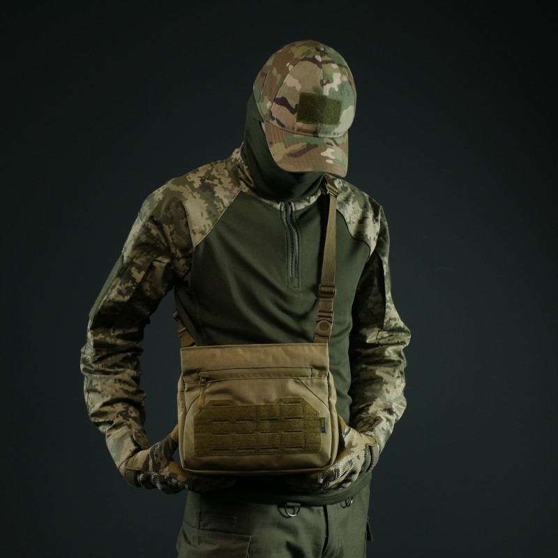Смарт-сумка через плече Kiborg Tactic city bag Койот