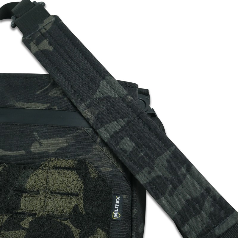 Смарт-сумка через плече Militex Tactic city bag Cordura original USA Чорний Мультикам