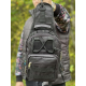 Сумка через плече — Чорна з MOLLE-системою