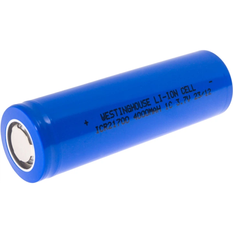 Акумулятор Westinghouse ICR21700 4000 mAh 3.7V Li-ion без плати захисту Flat Top
