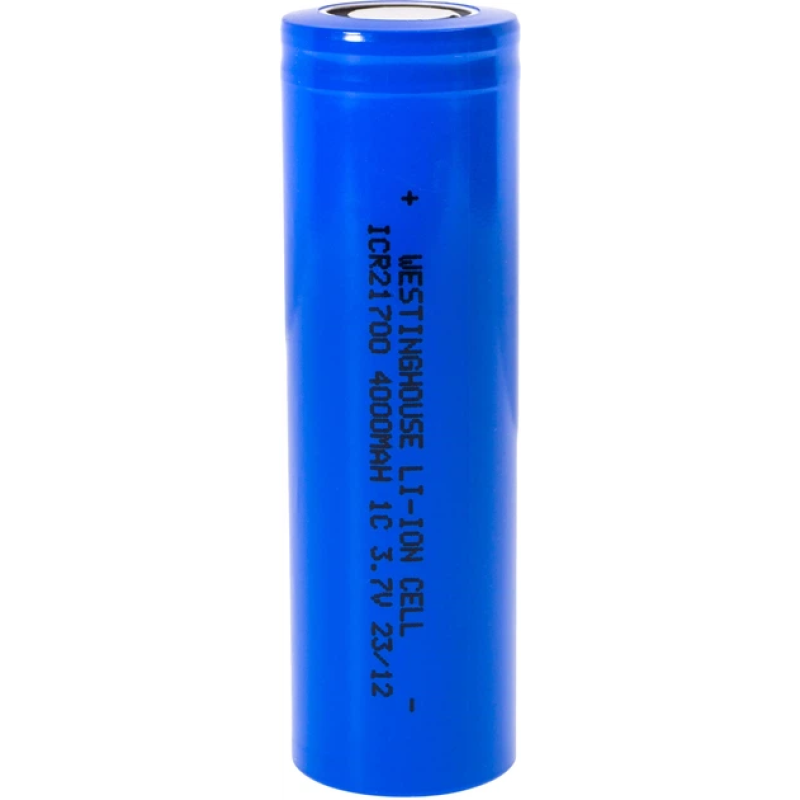 Акумулятор Westinghouse ICR21700 4000 mAh 3.7V Li-ion без плати захисту Flat Top